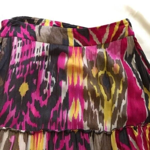 Vintage Miss Sixty Bohemian Tiered Maxi Skirt 28" Small Cottagecore Gypsy Hippie - Picture 16 of 16